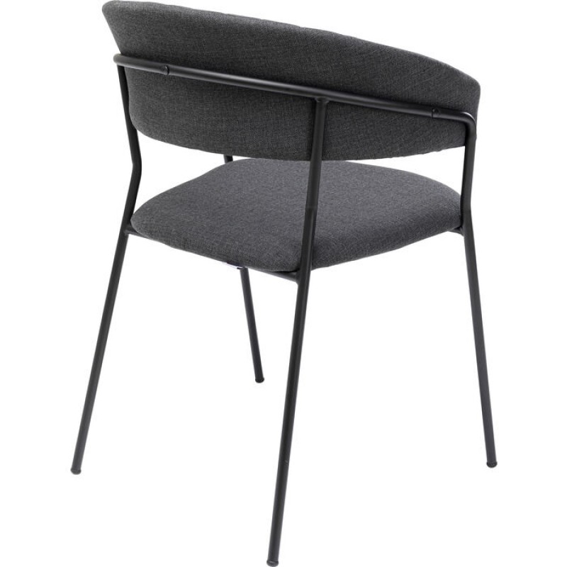 Chair with Armrest Belle Anthracite